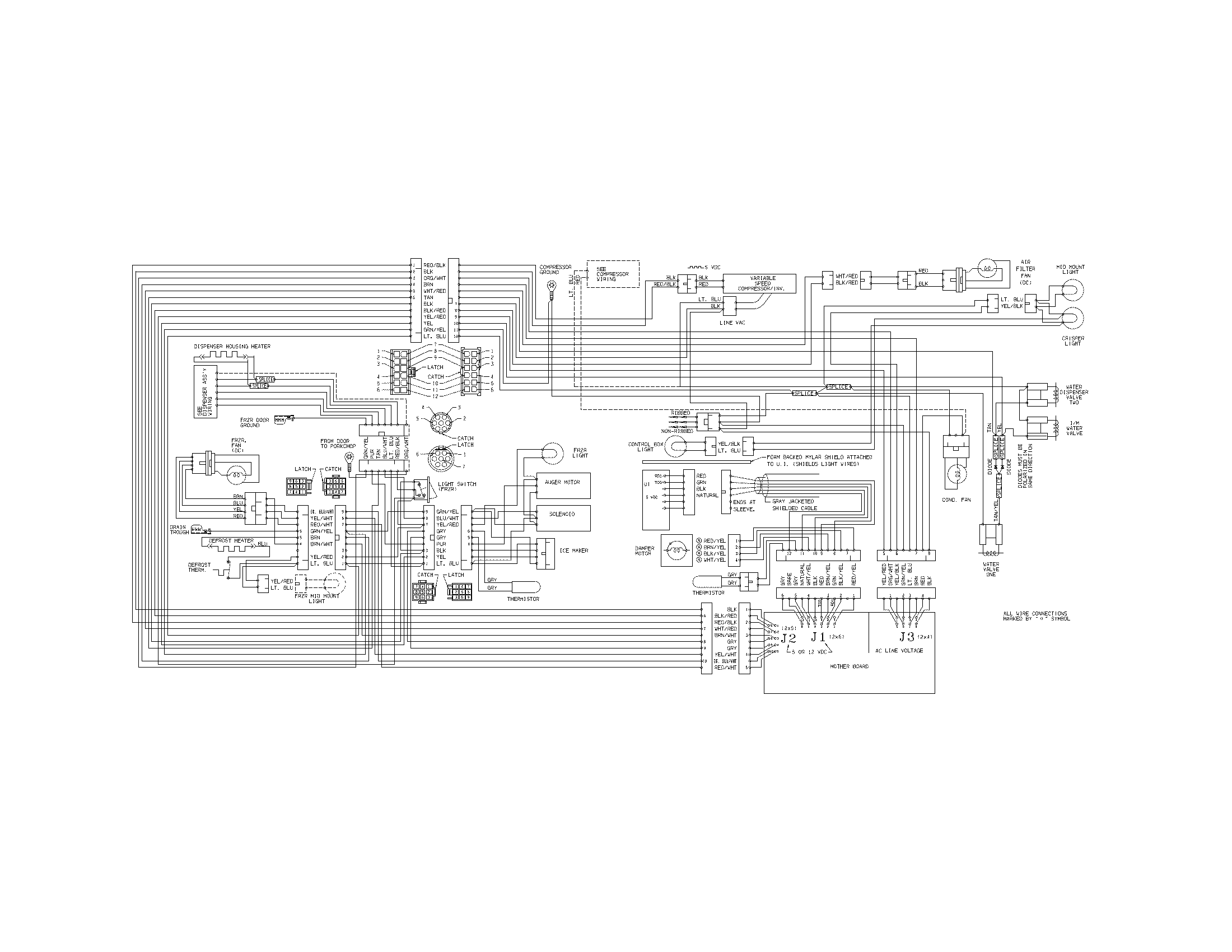 Electrolux E23CS75DSSF wiring diagram diagram