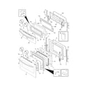 Frigidaire FGEF304DKFE doors diagram