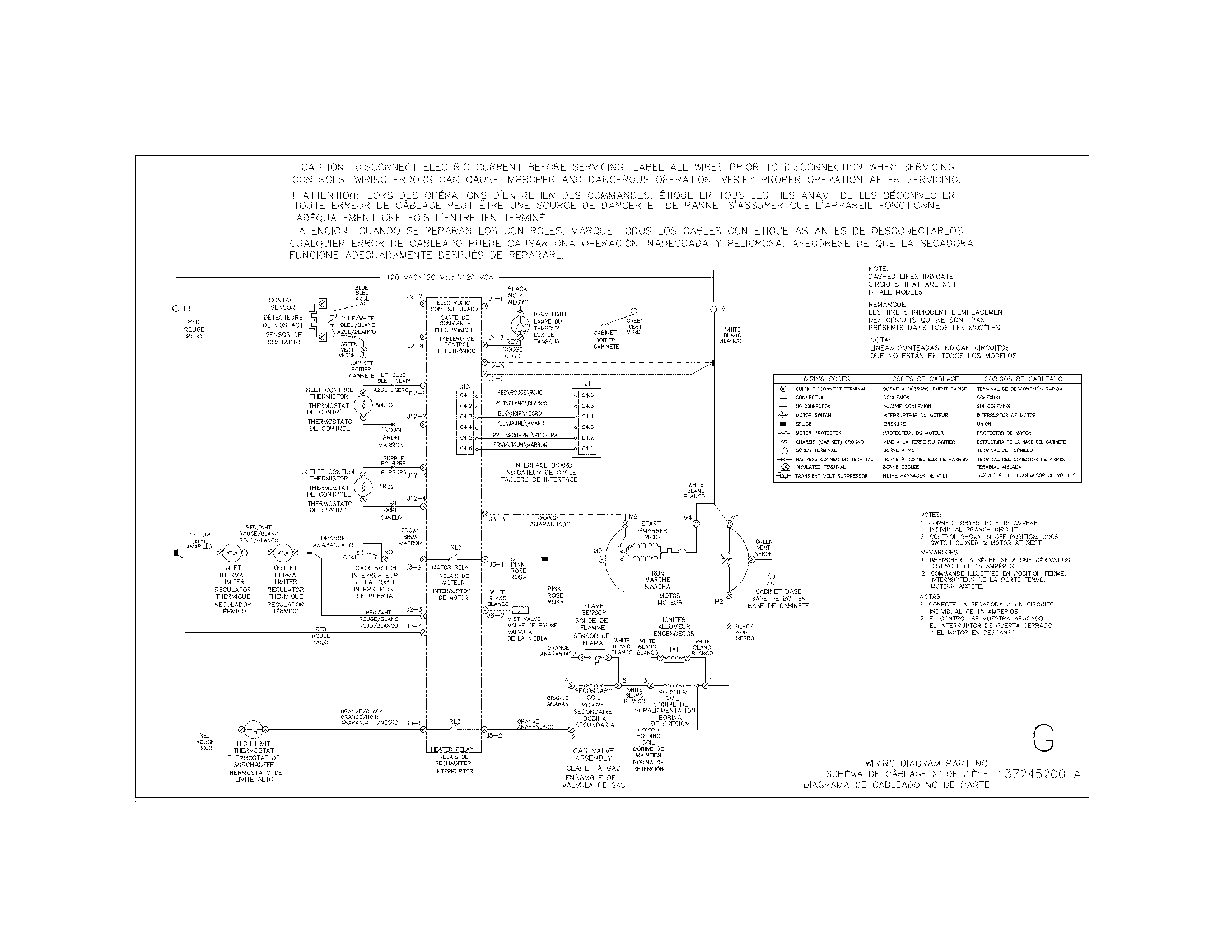 Electrolux EIMGD60LT2 wiring diagram diagram