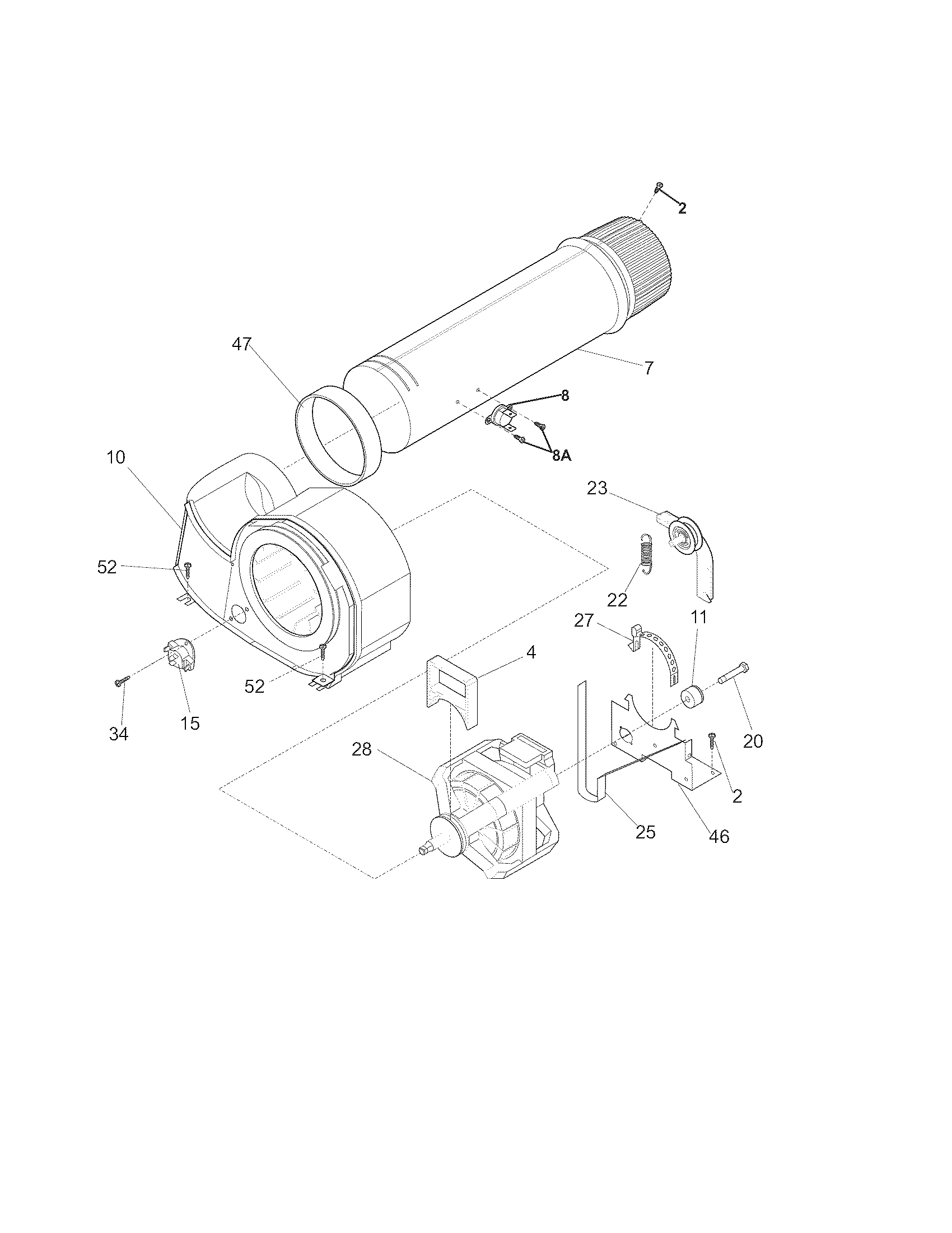 Frigidaire FASG7074NA2 motor diagram