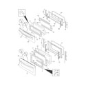 Frigidaire FGGF301DNFA doors diagram