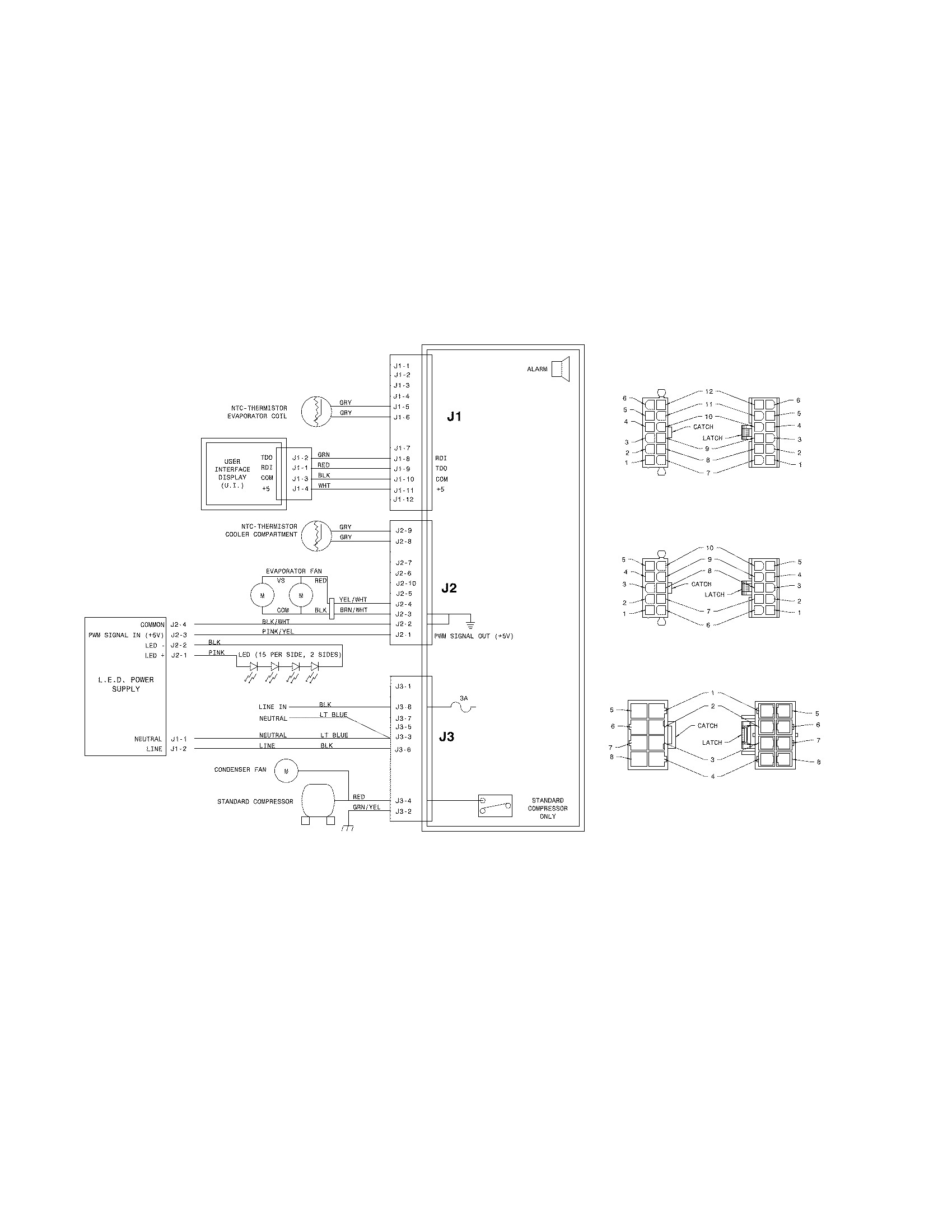 Frigidaire FPUI2188PF0 wiring schematic diagram