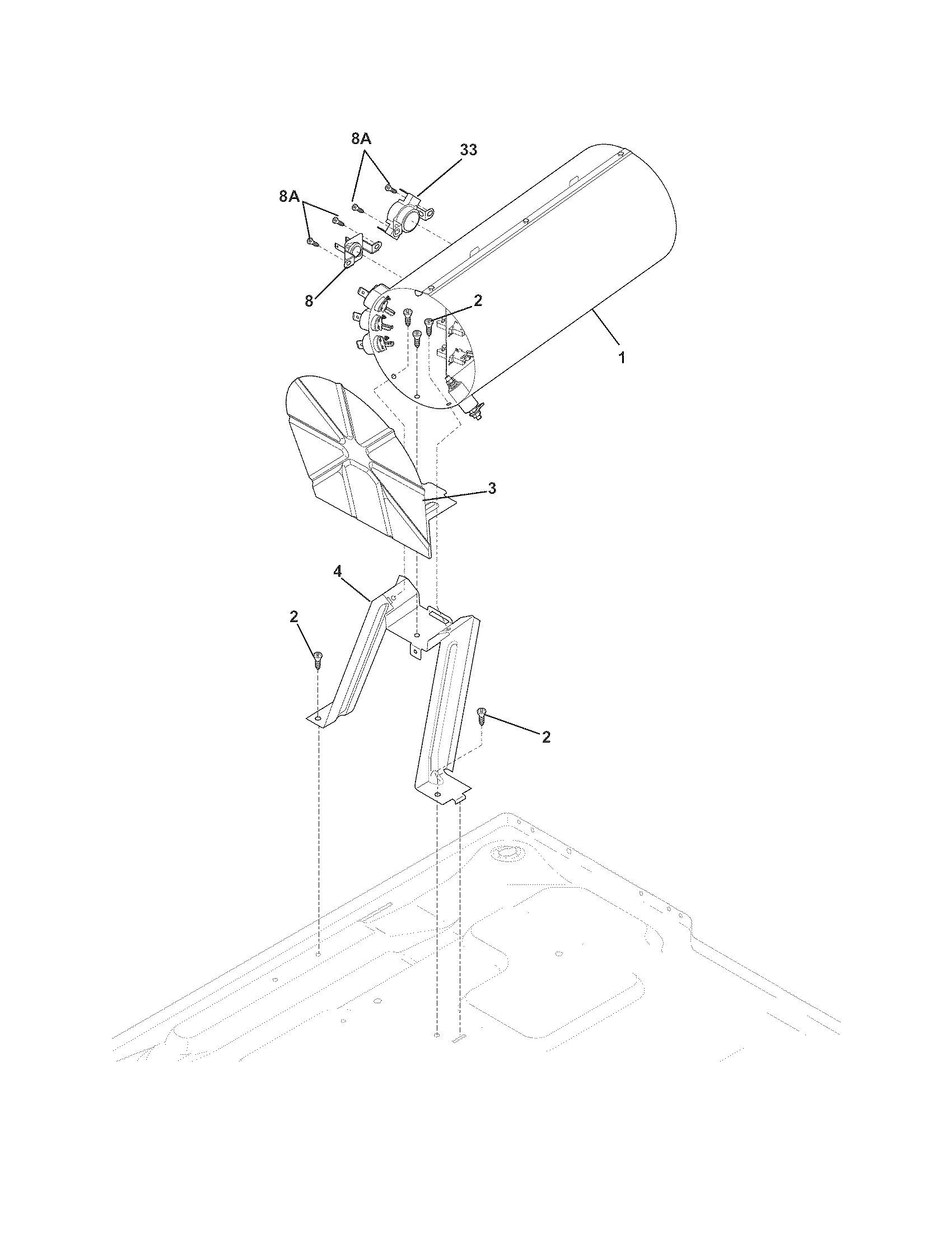 Electrolux EIMED60JIW4 burner diagram