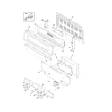 Frigidaire FGGF304DLF4 backguard diagram