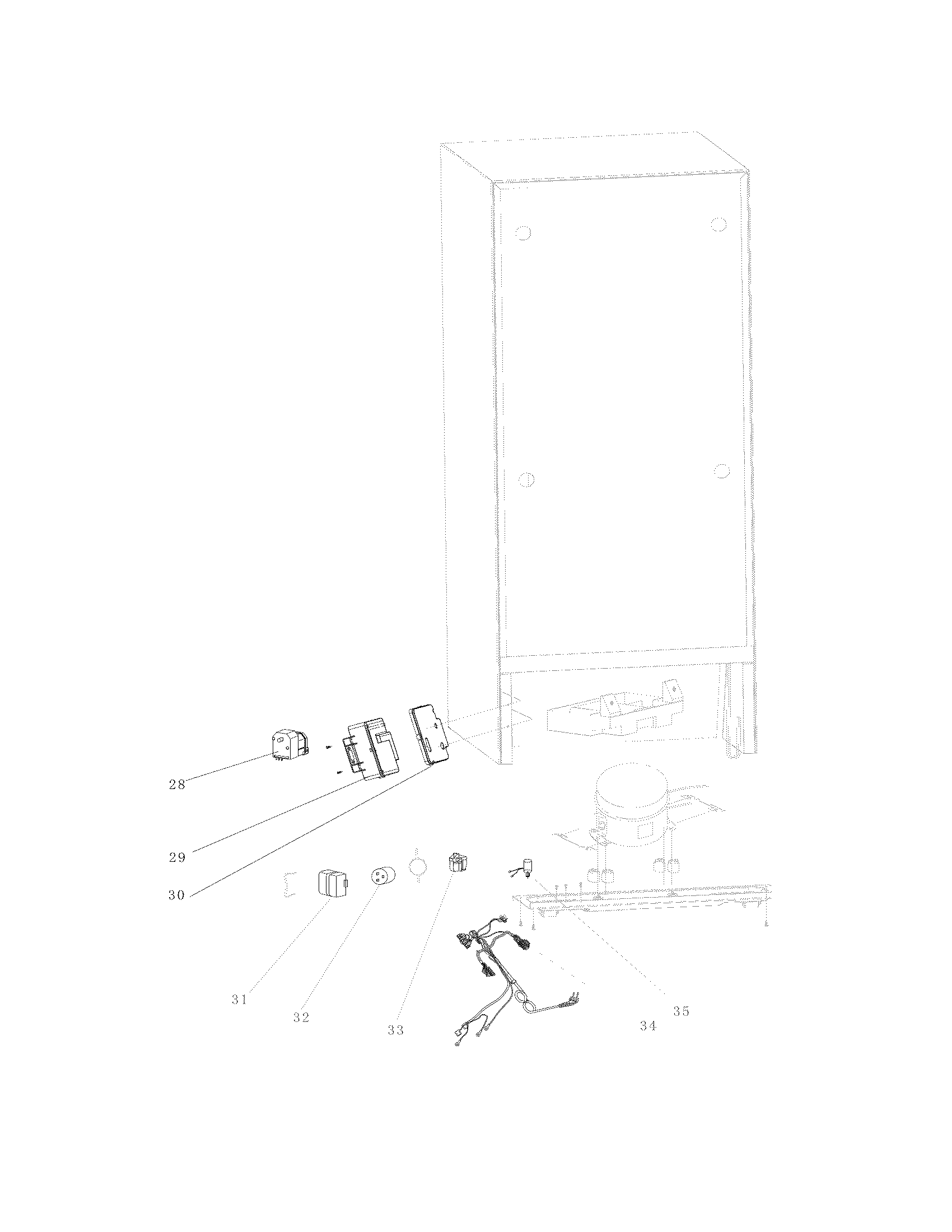 Frigidaire FFPT10F3MW0 system diagram
