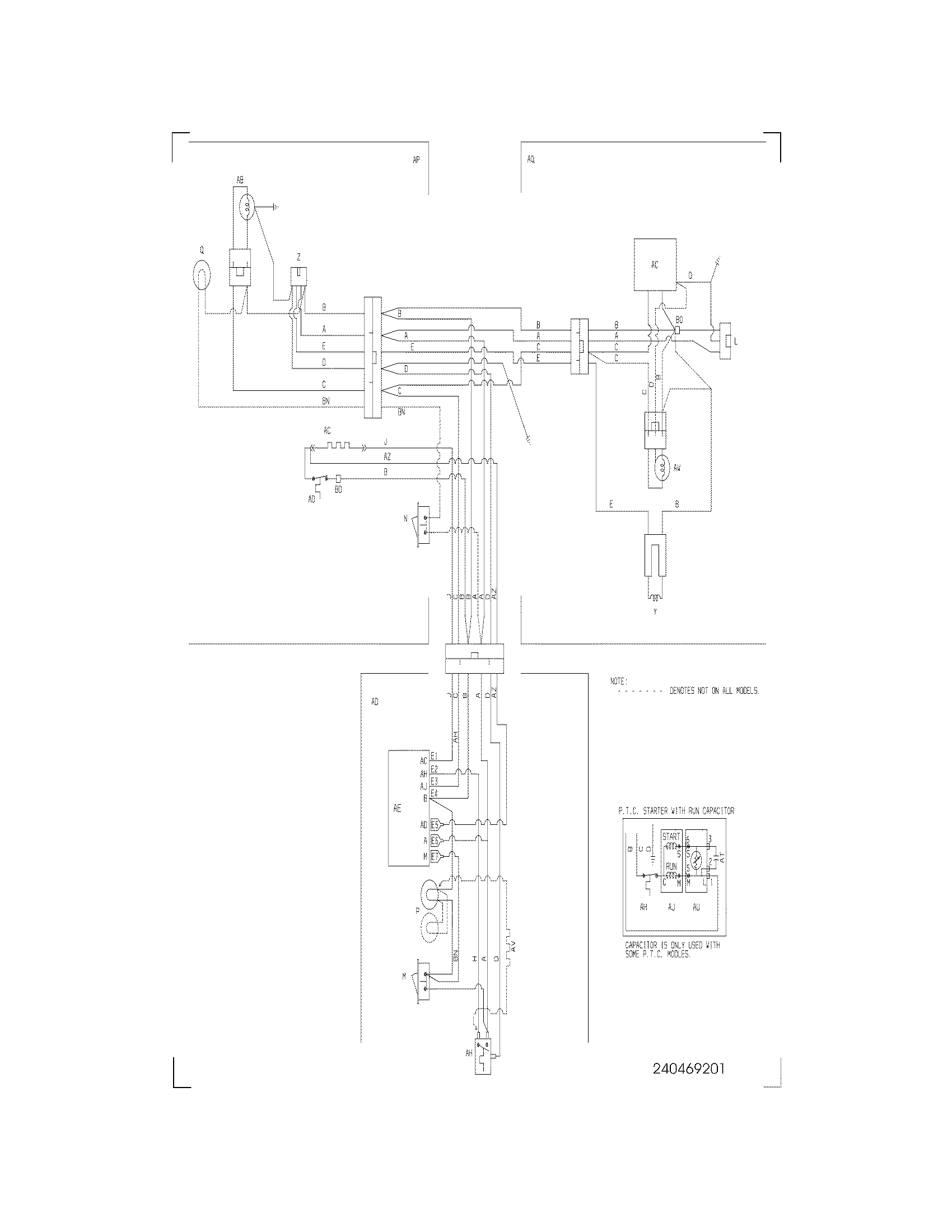 Frigidaire MRTD18V5MW0 wiring diagram diagram