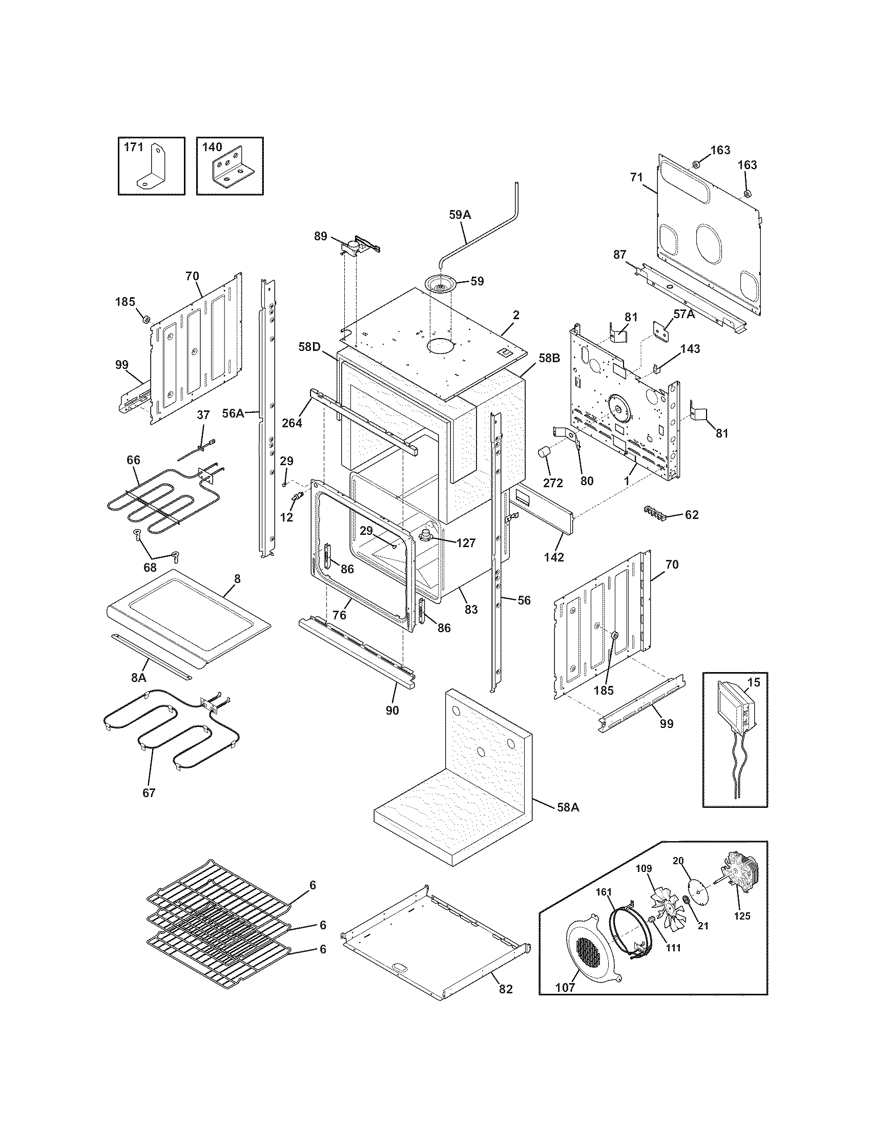 Kenmore Elite 79048179001 lower oven diagram