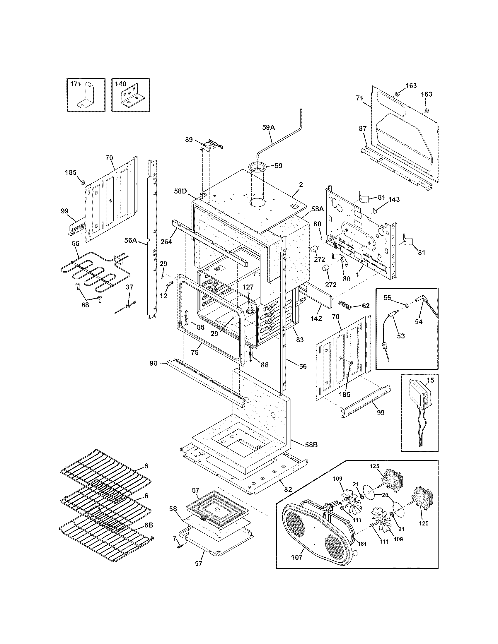 Kenmore Elite 79048193001 lower oven diagram