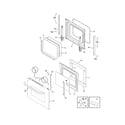 Frigidaire FFET2725LSB doors diagram