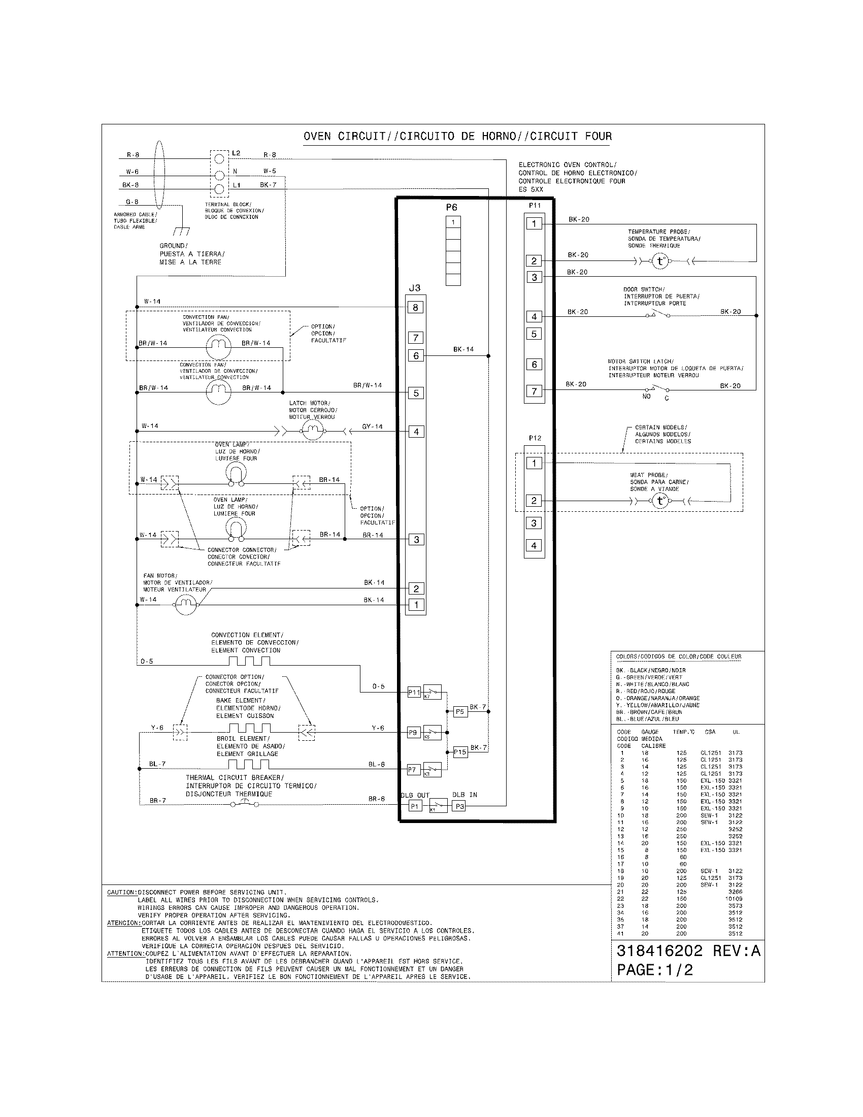 Frigidaire CPET3085KF3 wiring diagram diagram