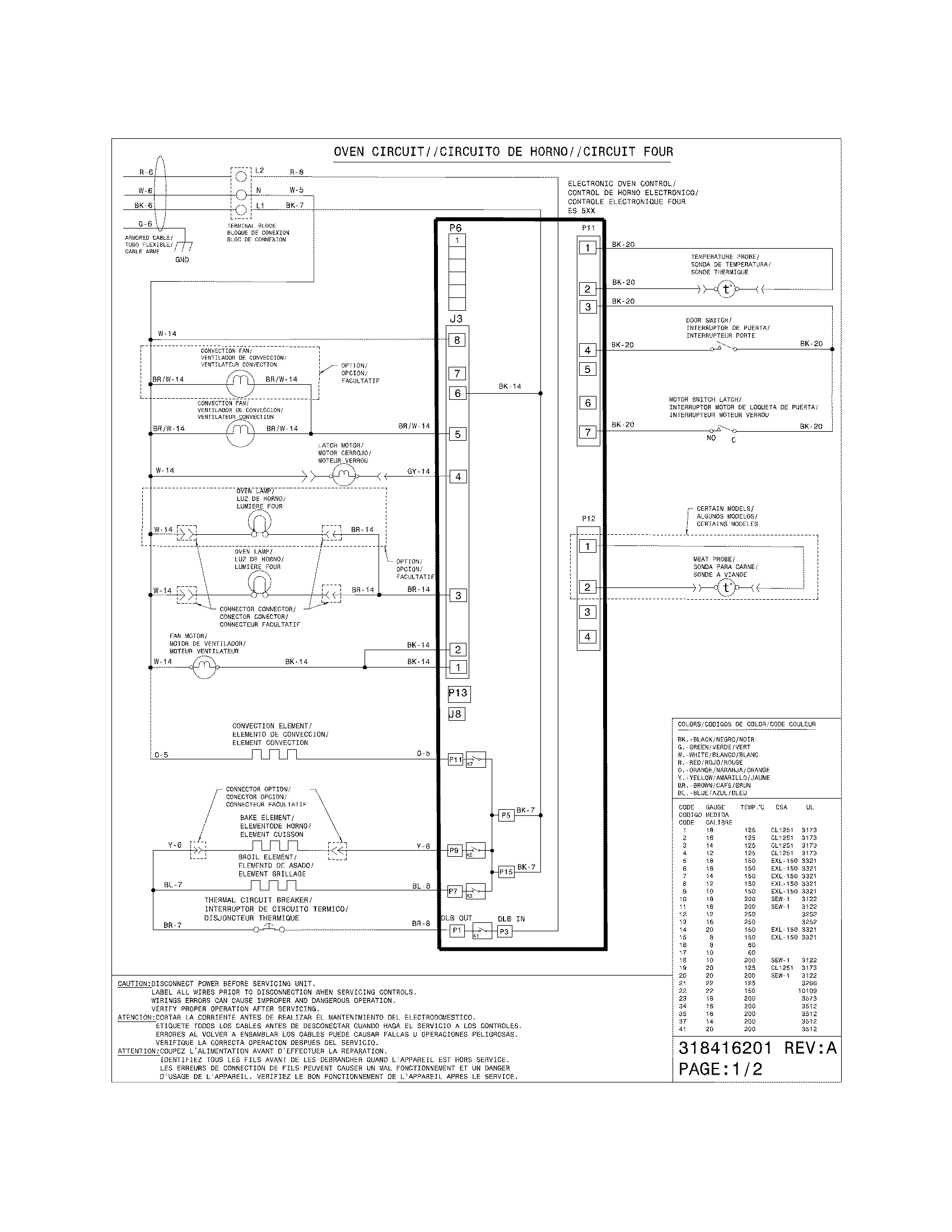 Frigidaire FGET2765KBB wiring diagram diagram