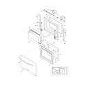 Frigidaire FGGS3065KWE door diagram