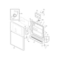 Frigidaire FGHD2455LF0 door diagram