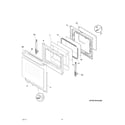 Frigidaire CFEF3019MWD door diagram