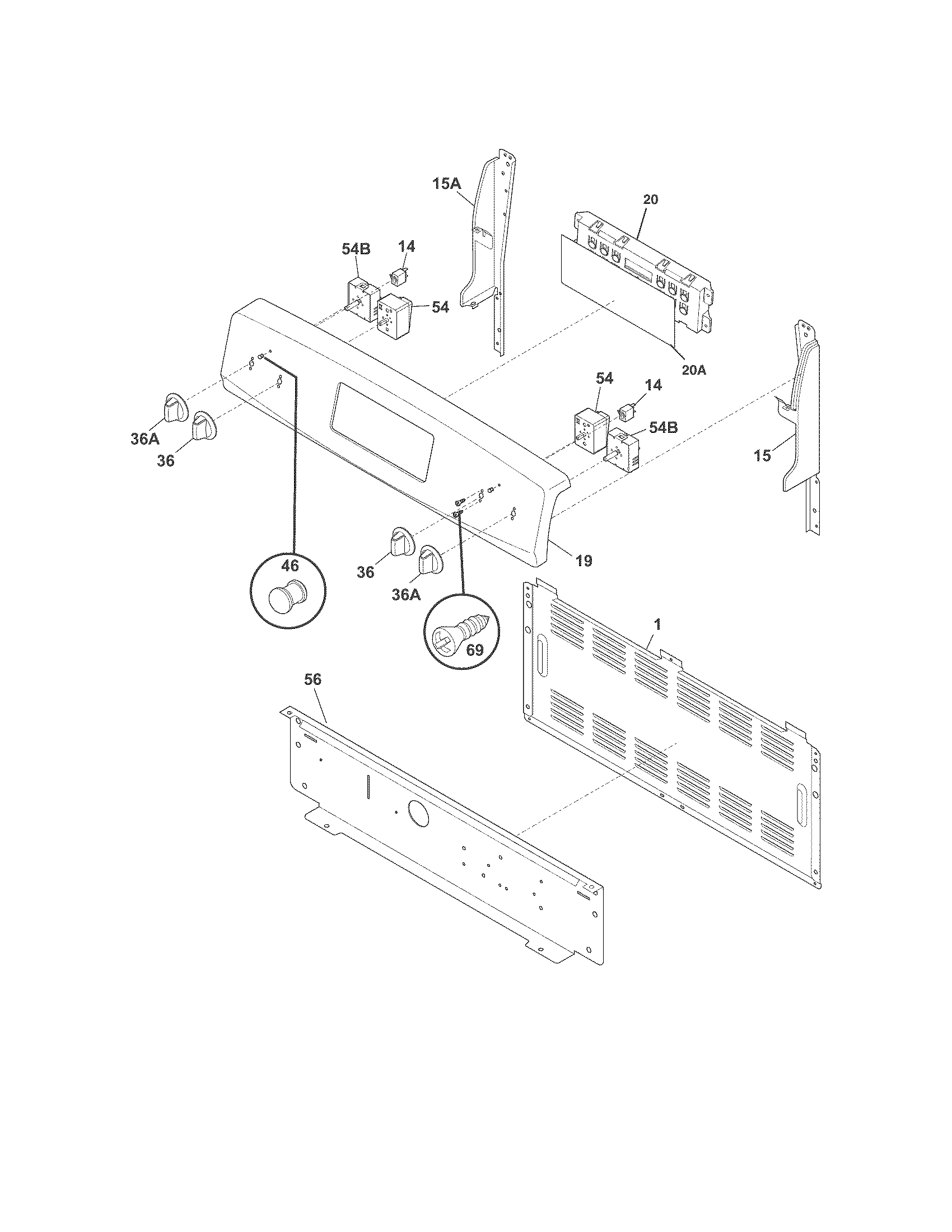 Kenmore 79092513211 backguard diagram