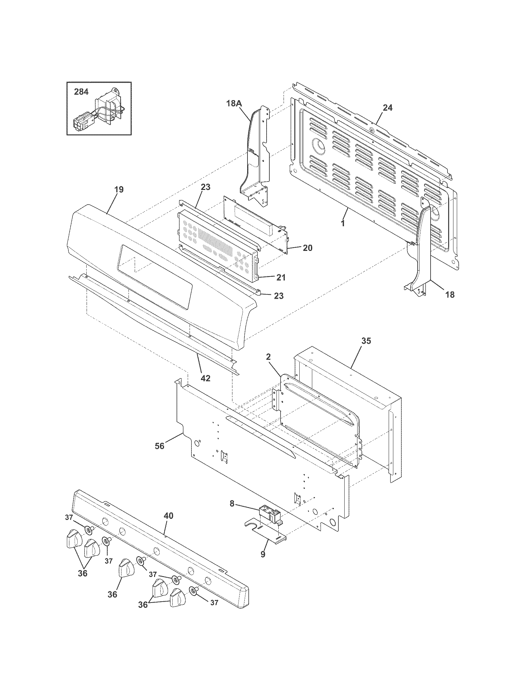 Kenmore 79078023300 backguard diagram