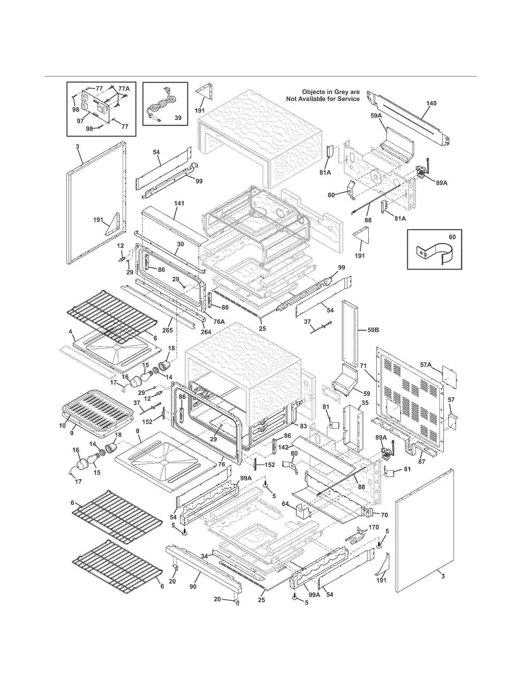 Kenmore 79078023300 body diagram