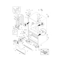 Frigidaire FGHG2366PF0 cabinet diagram
