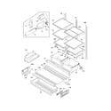 Frigidaire FGHG2366PF0 shelves diagram
