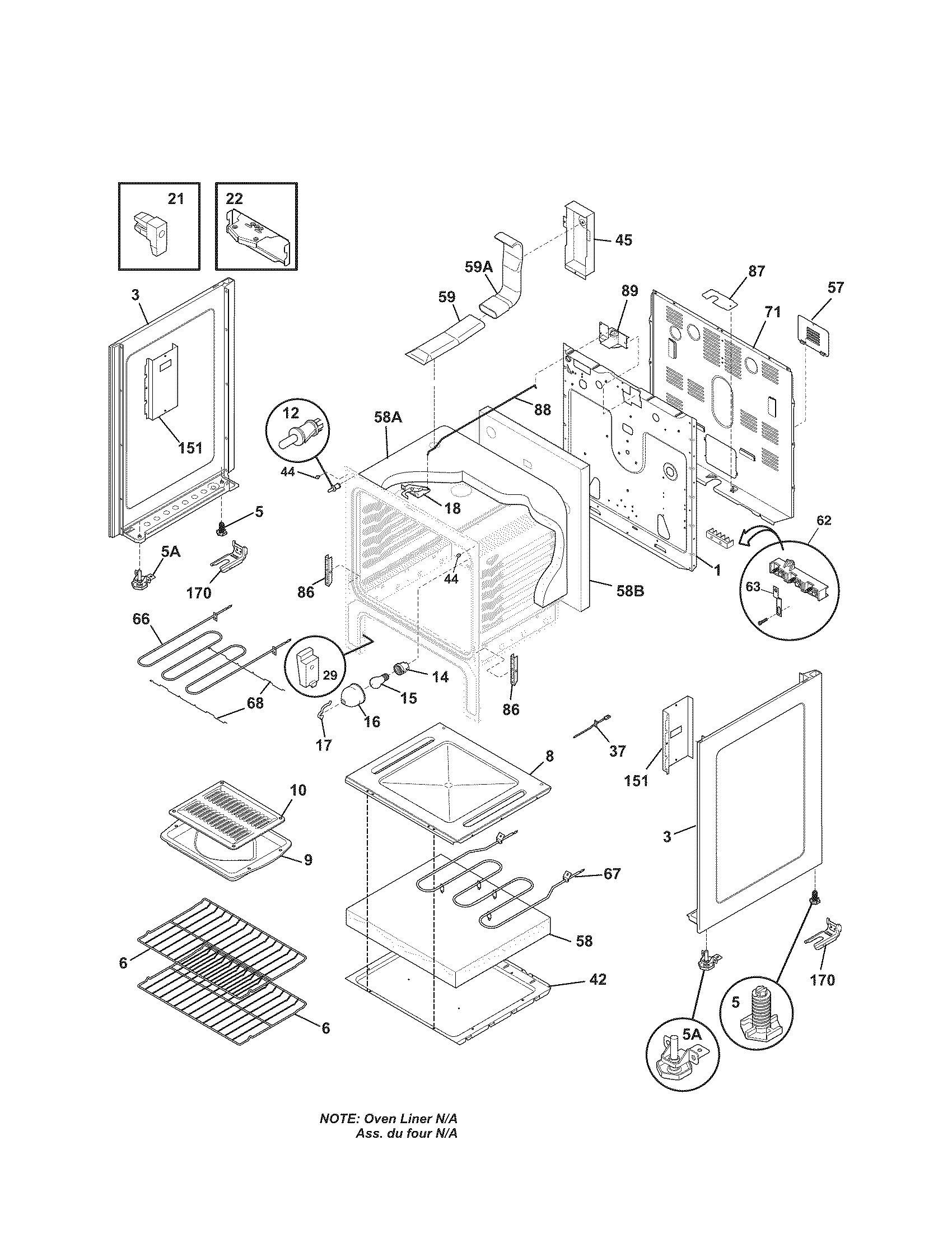 Kenmore 79092209018 body diagram