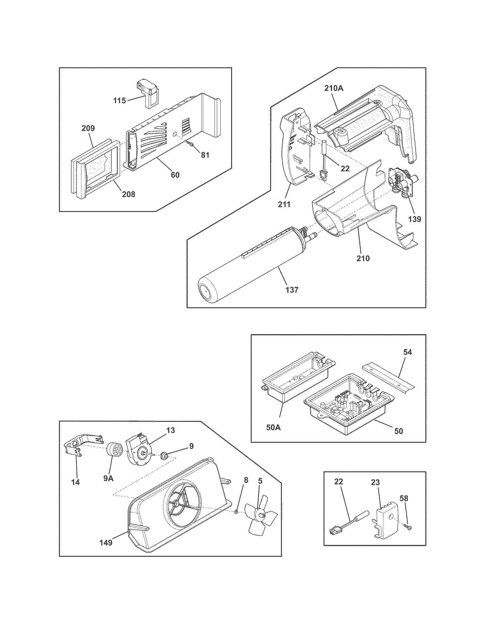 Frigidaire FGHS2655PF0 controls diagram