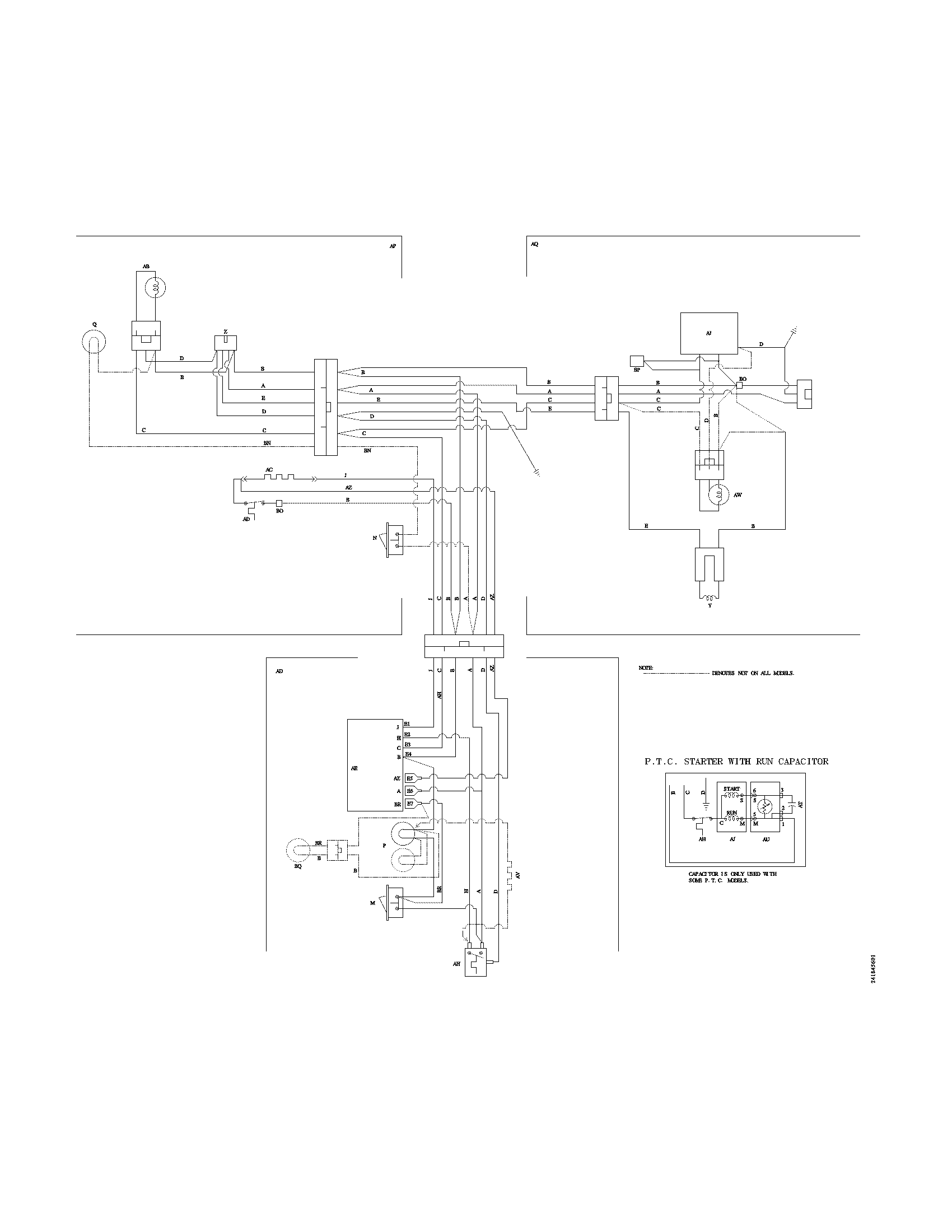 Universal/Multiflex (Frigidaire) MRTD23V6MM1 wiring diagram diagram
