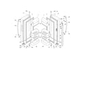 Frigidaire FGHN2844LFA fresh food doors diagram