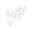 Frigidaire CGEF3032MBD door diagram