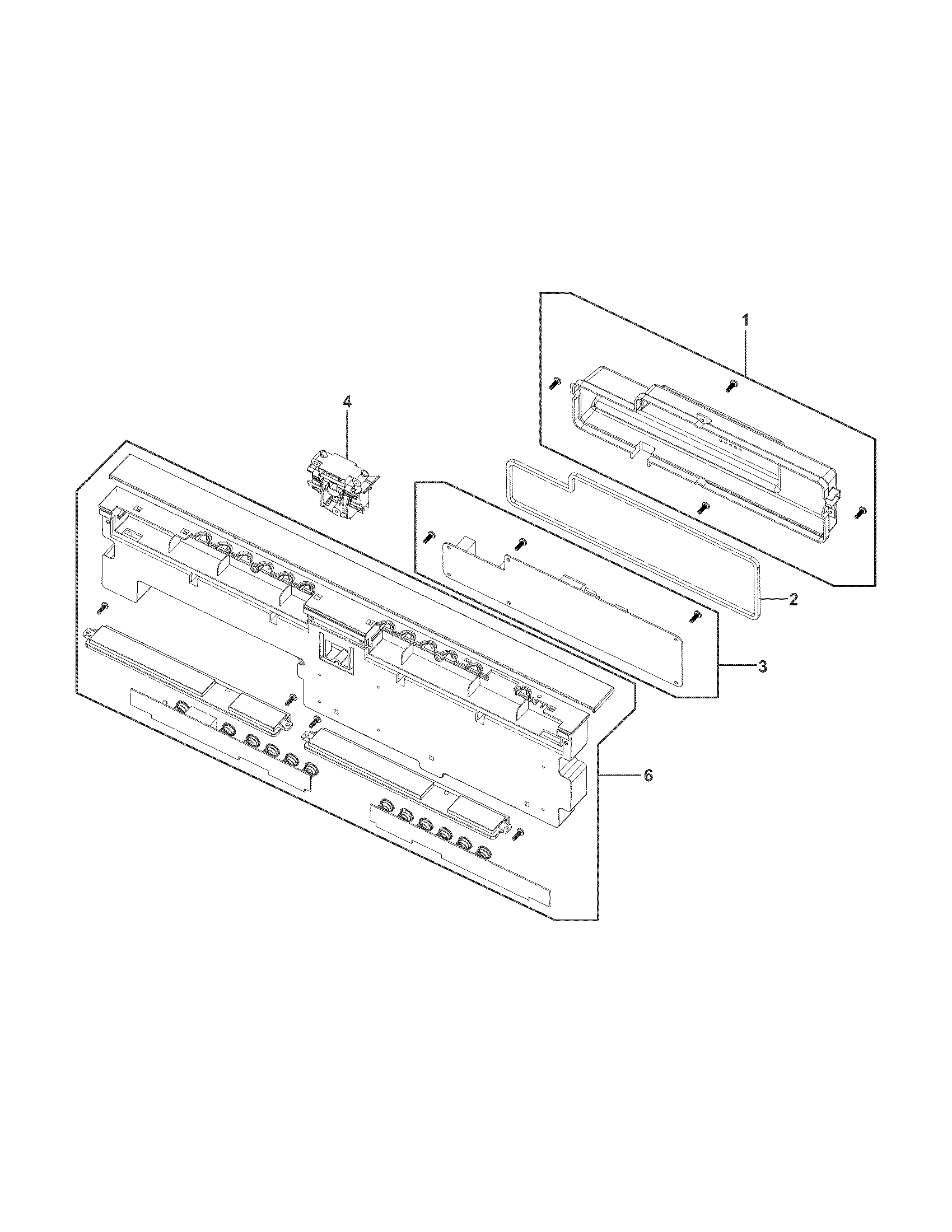 Electrolux EIDW5705PW0A control panel diagram