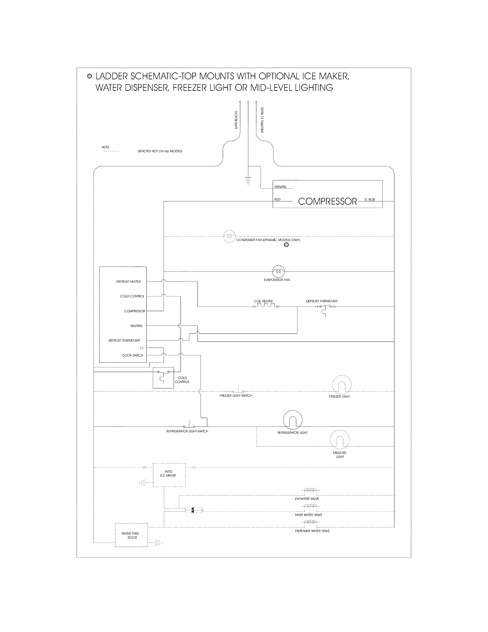 Kenmore 2536174701D wiring schematic diagram