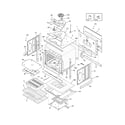 Frigidaire FFEW3025PBA body diagram