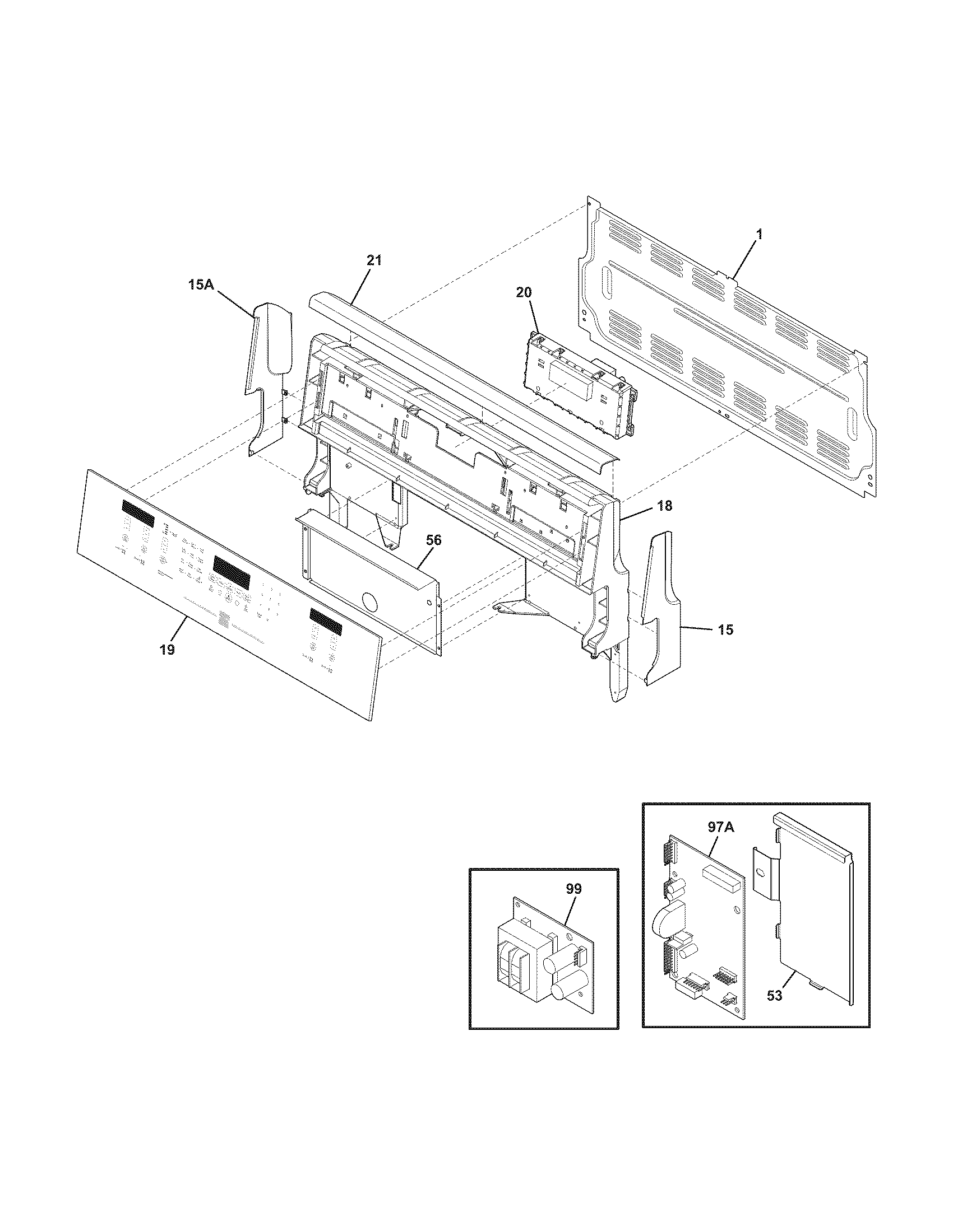 Kenmore Elite 79097203013 backguard diagram