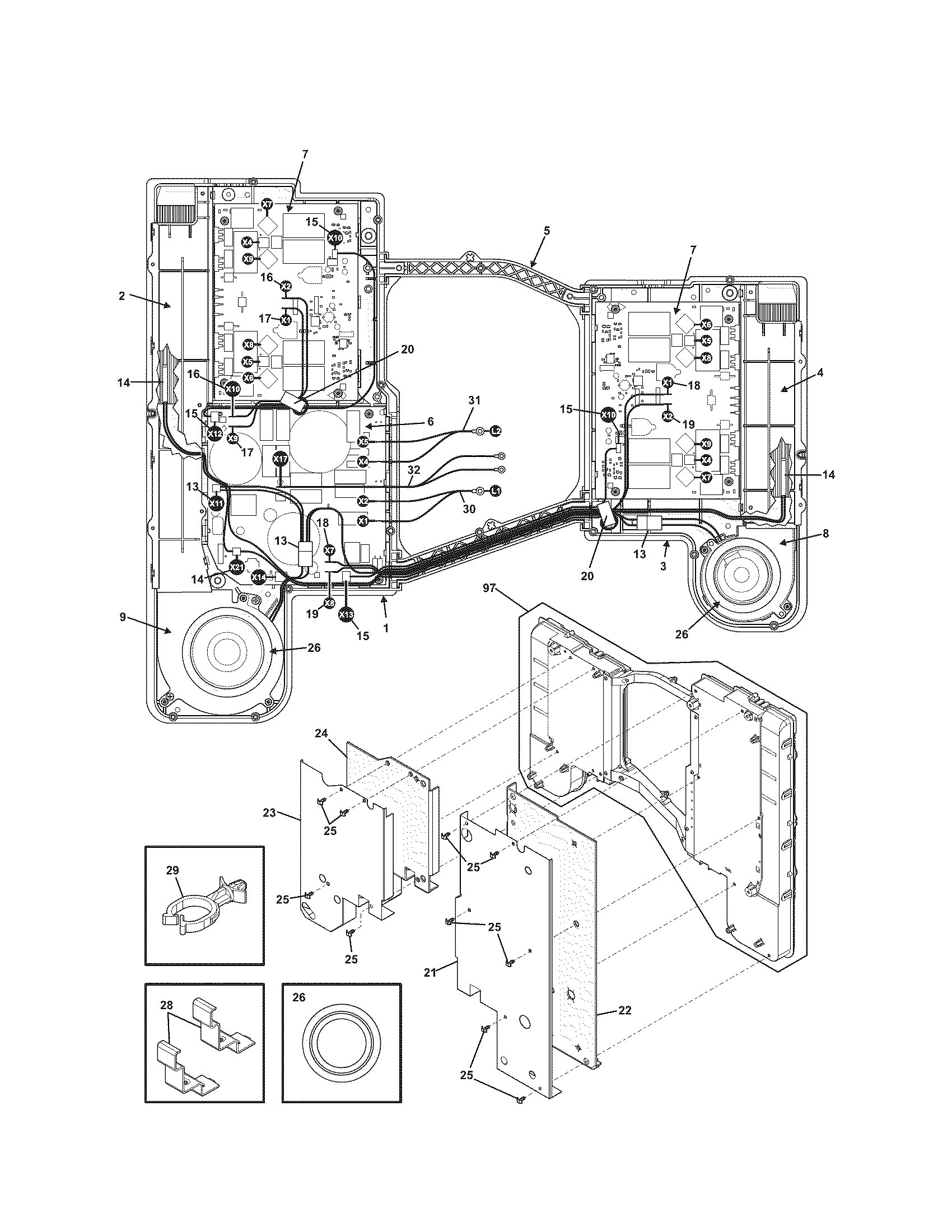 Kenmore Elite 79097203013 induction diagram