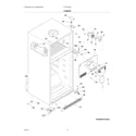 Frigidaire FFHI1826LB9 cabinet diagram