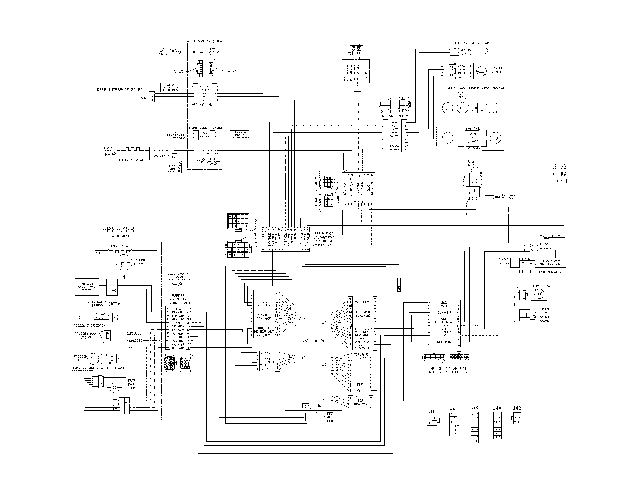 Electrolux E23BC68JPS9 wiring diagram diagram