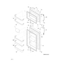 Frigidaire FFHT2126PQ1 doors diagram