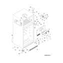 Frigidaire FFHT2126PQ1 cabinet diagram