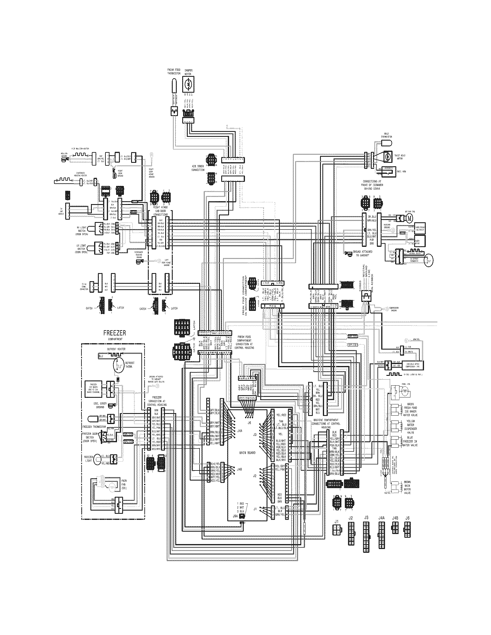 Frigidaire FGHB2844LFE wiring diagram diagram
