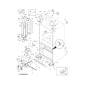Frigidaire FGHB2844LEH cabinet diagram