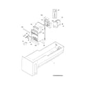 Frigidaire FGHB2844LEH ice container diagram