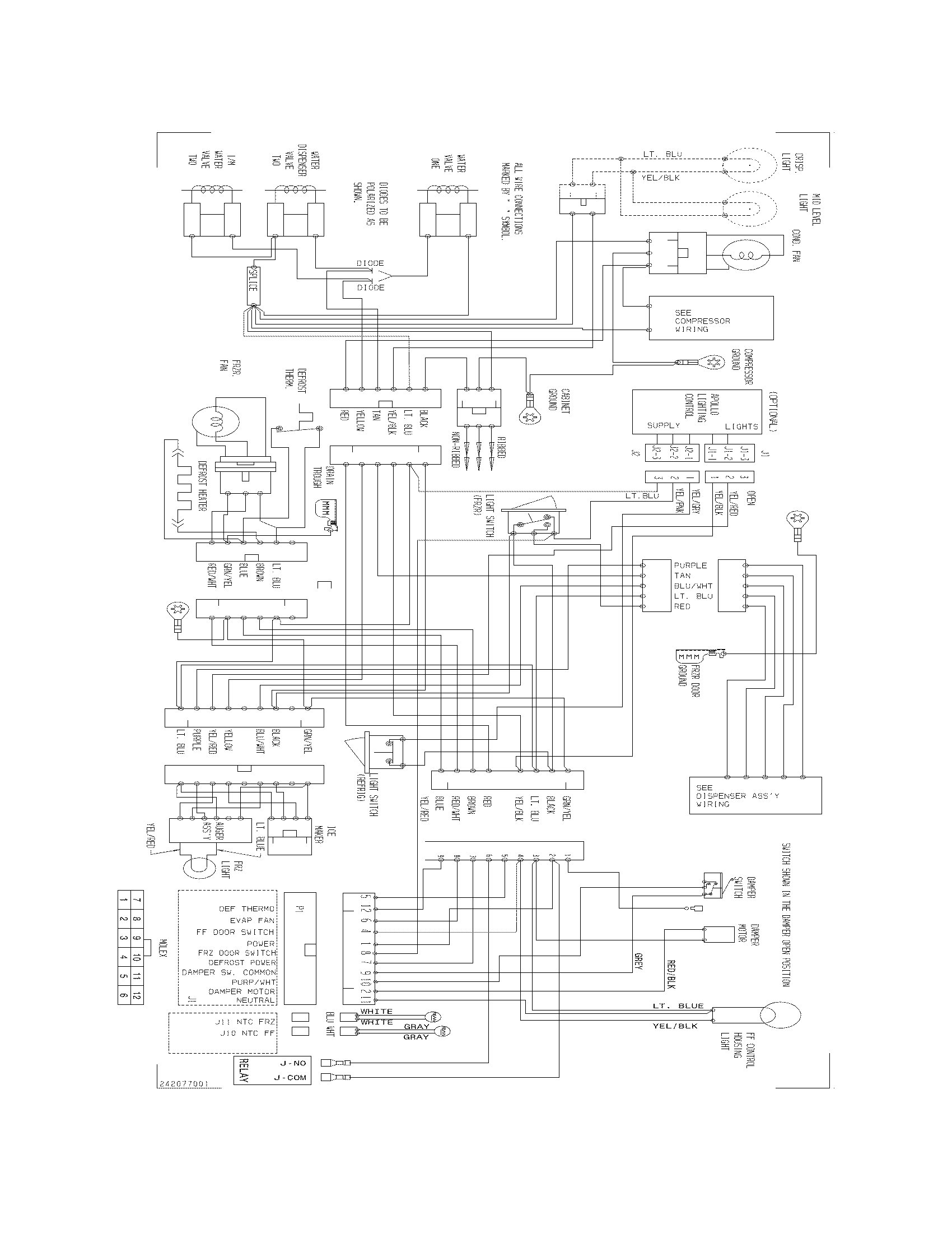 Frigidaire FFHS2611PF1 wiring diagram diagram