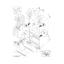 Frigidaire FPHB2899PF1 cabinet diagram