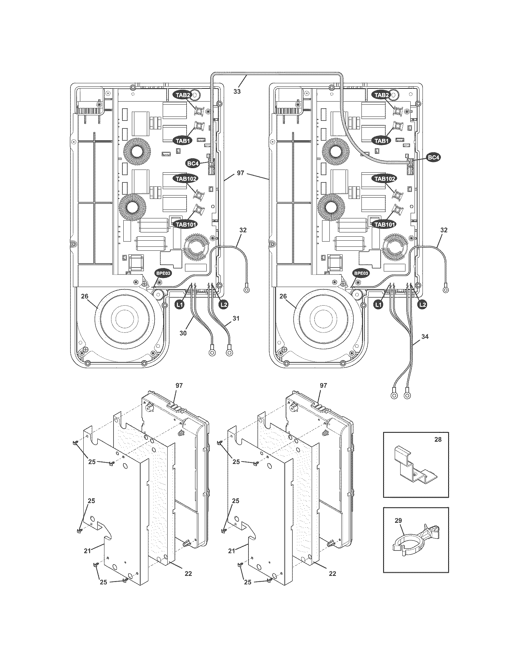Electrolux CEI30IF4LSB induction diagram