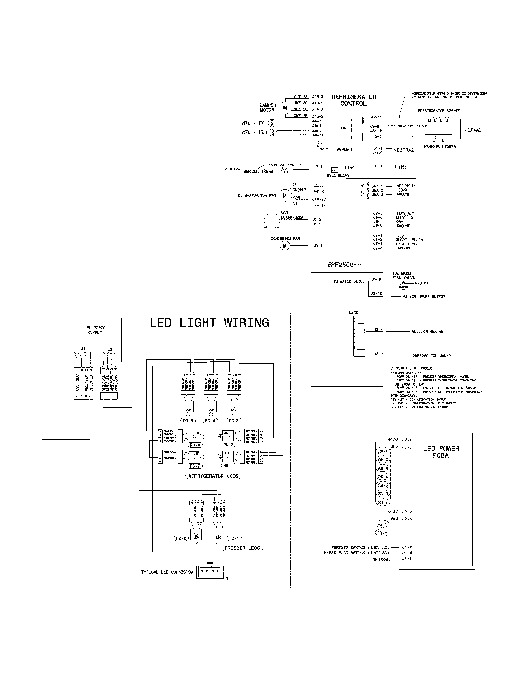 Frigidaire FPHG2399PF1 wiring diagram diagram