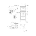 Frigidaire FFPH45F4LM cabinet/controls diagram