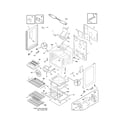 Frigidaire LGGF3043KFR body diagram