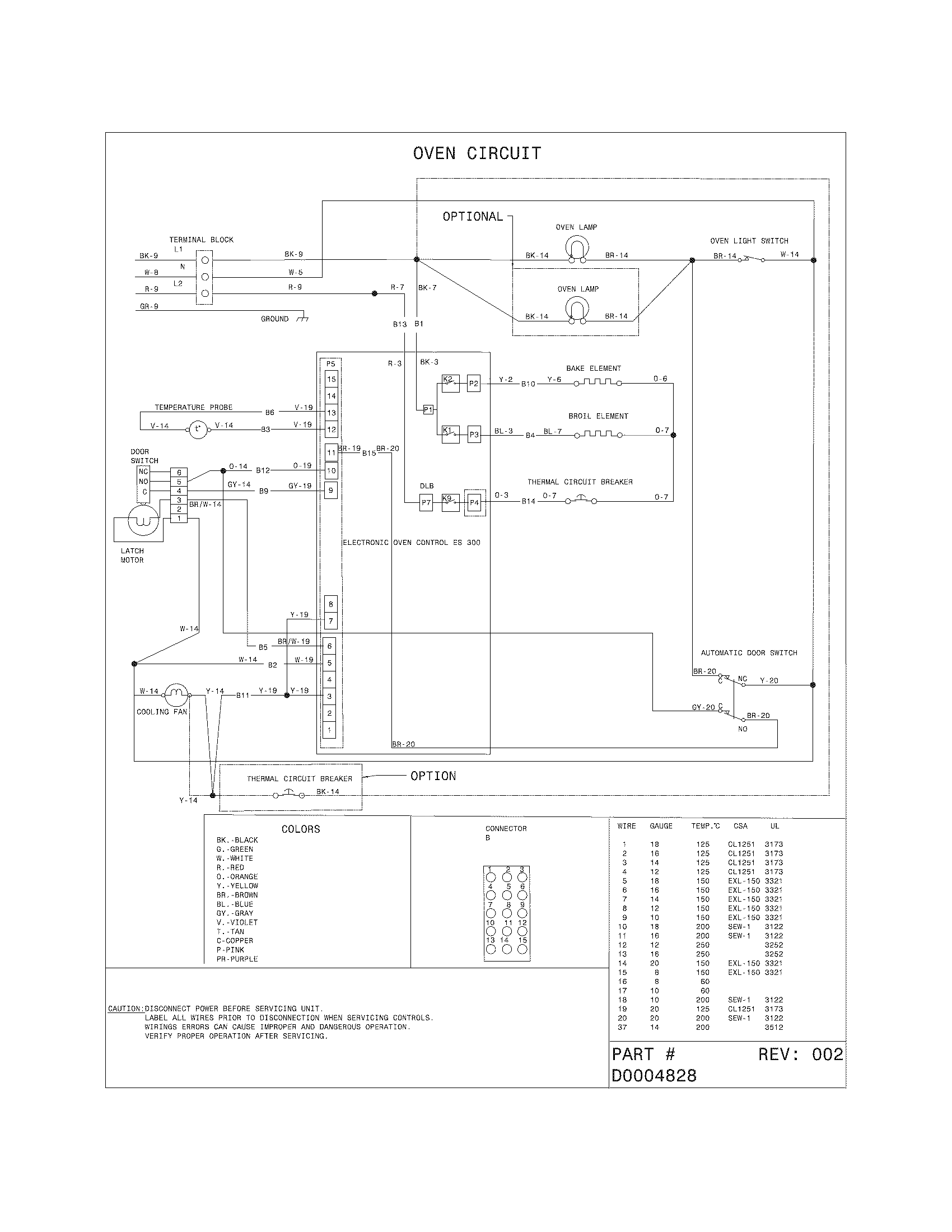 Frigidaire FFES3025PSA wiring diagram diagram