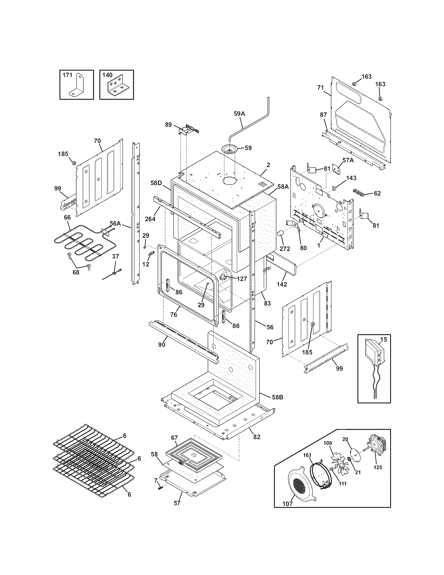 Kenmore Elite 79048183002 lower oven diagram