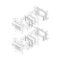 Frigidaire FFET3025PSB doors diagram