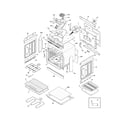 Frigidaire FFED3025PBA body diagram